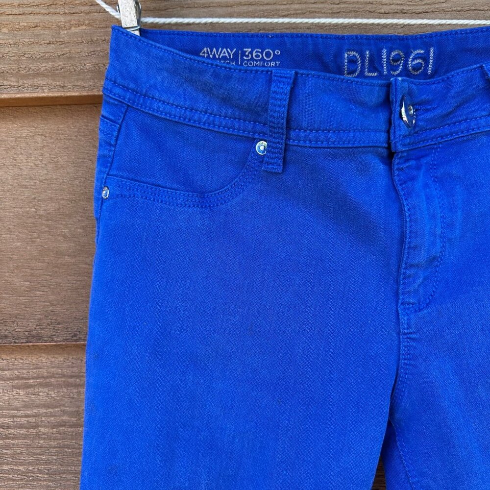 DL1961 Emma Leggings Ocean Blue Skinny Jeans Size 28 - Picture 7 of 13